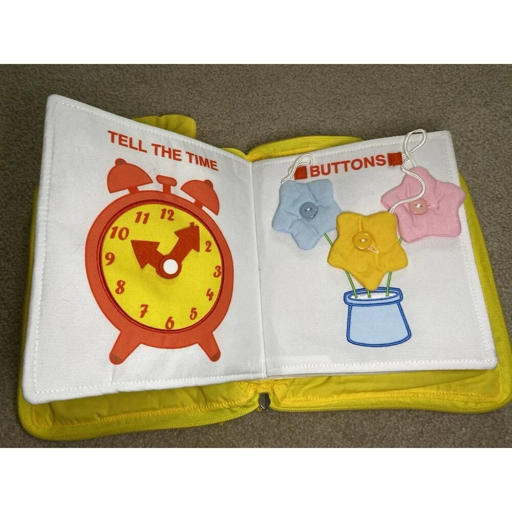 deMoca My Quiet Book Montessori Sensory Toddler Busy Activity Toy Travel Skills